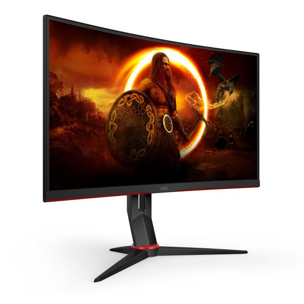 AOC C27G2ZU BK  27 LED FHD VA 1ms 240Hz FreeSync Curvo (Polvo en pantalla) Reacondicionado For Sale