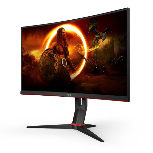 AOC C27G2ZU BK  27 LED FHD VA 1ms 240Hz FreeSync Curvo (Polvo en pantalla) Reacondicionado For Sale