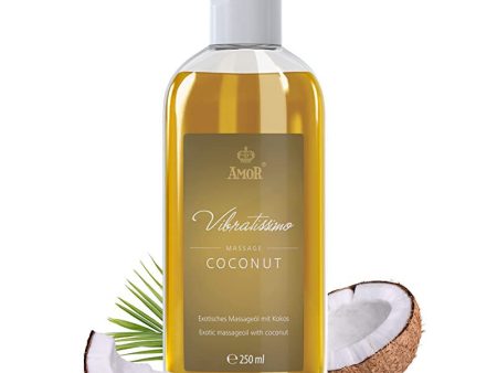 “Coconut” de Vibratissimo: aceite de masaje exótico con coco, aceite afrodisíaco, aceite erótico Embalaje Deteriorado (Cad: 30 06 2026) Fashion