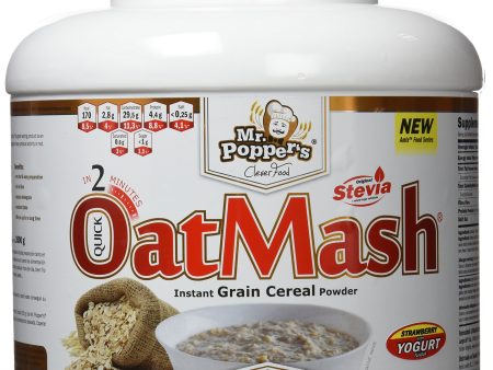 AMIX - Suplemento Alimenticio OatMash 2kg - Nutritivo y Saciante - Mejora el Rendimiento Deportivo - Sabor Fresa-Yogur Embalaje Deteriorado Online Sale