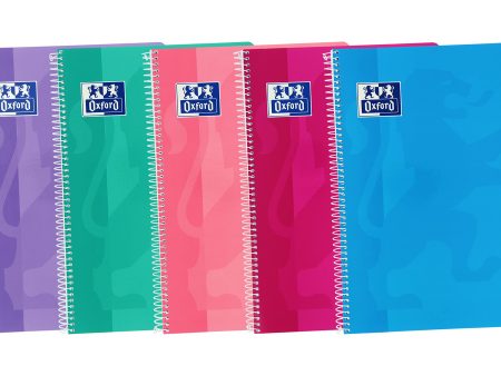 (1 Unidad Modelo Aleatorio) - Cuaderno Oxford A4 (Folio) Cuadrícula 4x4, Tapa Blanda, 80 Hojas, Color Tendencia, Embalaje Deteriorado Hot on Sale